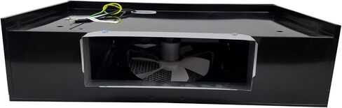 20" Black Rear Ducted RV Range Hood (12 Volt DC) in Saudi Arabia