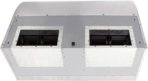 Blaze Outdoor 42 Inch 304 Grade Stainless Steel Vent Hood with 2000 CFM Blowers, Higher Installation, Adjustable Light, and Commercial Style Baffles in Saudi Arabia