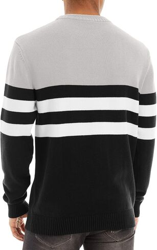 MAGNIVIT Men's Crewneck Sweater Lightweight Soft Knitted Sweatshirt Fall Winter Thermal Pullover in Saudi Arabia