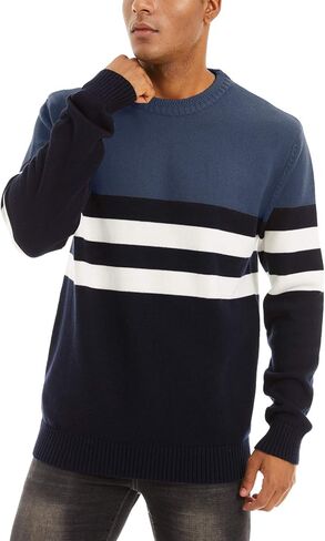 MAGNIVIT Men's Crewneck Sweater Lightweight Soft Knitted Sweatshirt Fall Winter Thermal Pullover in Kuwait
