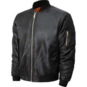 Mens MA-1 Flight Bomber Jacket Active Casual Military Outwear in Kuwait