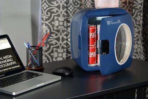 Uber Appliance UB-XL1-BLUE Mini Fridge, 9L, Navy Blue in Saudi Arabia