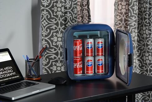 Uber Appliance UB-XL1-BLUE Mini Fridge, 9L, Navy Blue in Kuwait