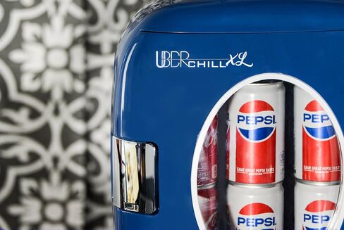 Uber Appliance UB-XL1-BLUE Mini Fridge, 9L, Navy Blue in Saudi Arabia