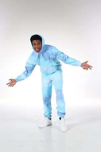 Magic River Handcrafted Tie Dye Hoodie Sweatshirt and Sweatpant Matching Sweatsuit Set in Saudi Arabia