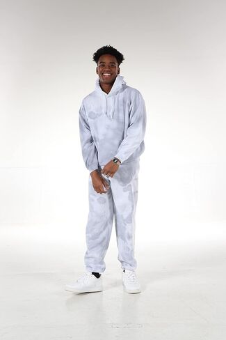 Magic River Handcrafted Tie Dye Hoodie Sweatshirt and Sweatpant Matching Sweatsuit Set in Saudi Arabia