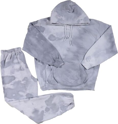 Magic River Handcrafted Tie Dye Hoodie Sweatshirt and Sweatpant Matching Sweatsuit Set in Saudi Arabia