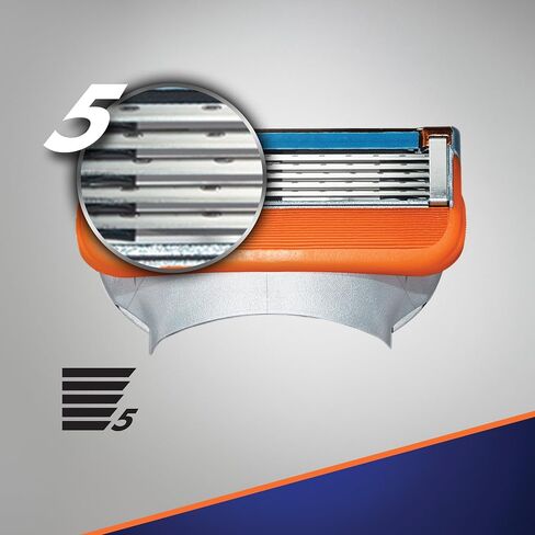 Gillette Fusion5 Men's Razor Blades, 12 Blade Refills in Kuwait