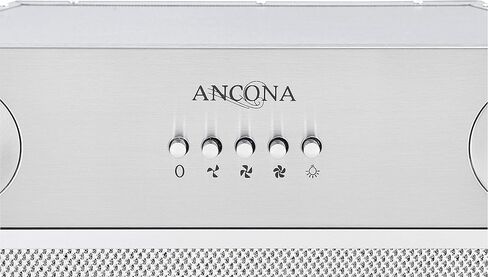 Ancona AN-1308 B24A 20" 450 CFM Ducted Built-in Range Hood in Stainless Steel in Kuwait
