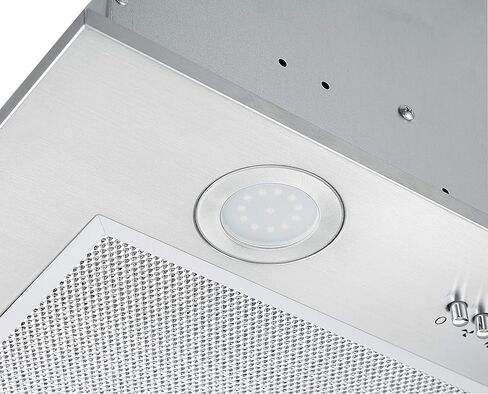 Ancona AN-1308 B24A 20" 450 CFM Ducted Built-in Range Hood in Stainless Steel in Kuwait