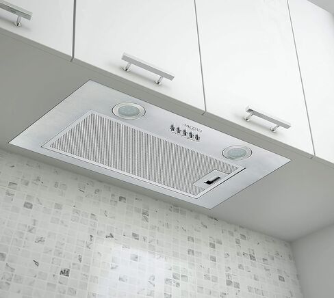 Ancona AN-1308 B24A 20" 450 CFM Ducted Built-in Range Hood in Stainless Steel in Kuwait