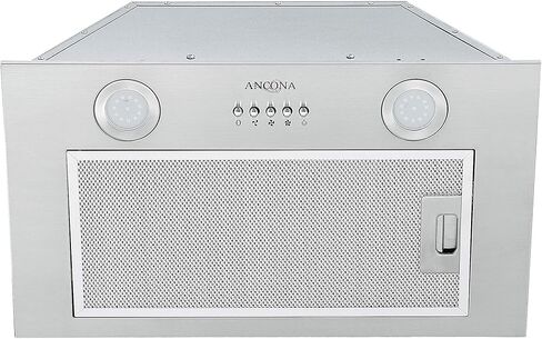 Ancona AN-1308 B24A 20" 450 CFM Ducted Built-in Range Hood in Stainless Steel in Kuwait