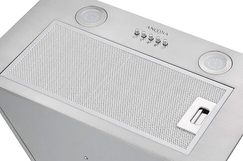 Ancona AN-1308 B24A 20" 450 CFM Ducted Built-in Range Hood in Stainless Steel in Kuwait