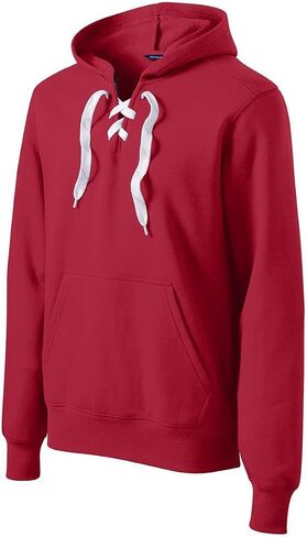 Sport Tek Men's Lace Up Pullover Hooded Sweatshirt in Kuwait