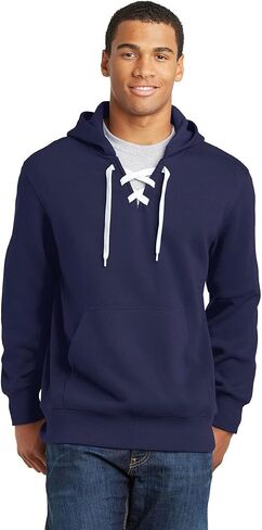 Sport Tek Men's Lace Up Pullover Hooded Sweatshirt in Kuwait