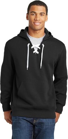Sport Tek Men's Lace Up Pullover Hooded Sweatshirt in Kuwait