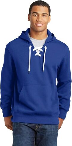 Sport Tek Men's Lace Up Pullover Hooded Sweatshirt in Kuwait