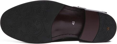 Santimon Mens Buckle Monk Strap Leather Dress Ankle Boots in Saudi Arabia