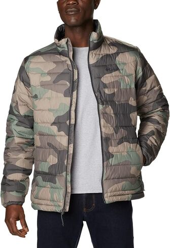 Columbia Men's Powder Lite Jacket, Cypress Mod Camo Print, 6X Big in Kuwait