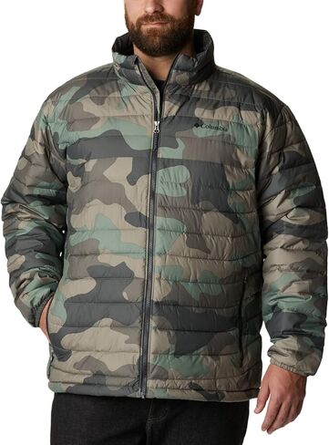 Columbia Men's Powder Lite Jacket, Cypress Mod Camo Print, 6X Big in Kuwait
