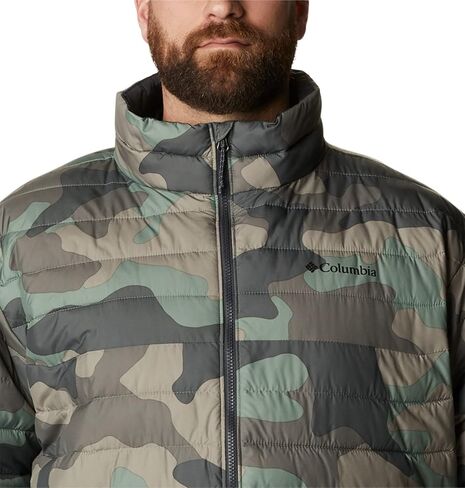 Columbia Men's Powder Lite Jacket, Cypress Mod Camo Print, 6X Big in Kuwait