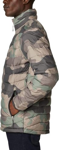 Columbia Men's Powder Lite Jacket, Cypress Mod Camo Print, 6X Big in Kuwait