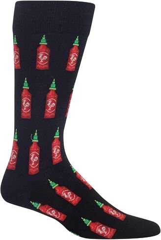 Hot Sox Men's Food and Booze Novelty Casual Crew in Saudi Arabia