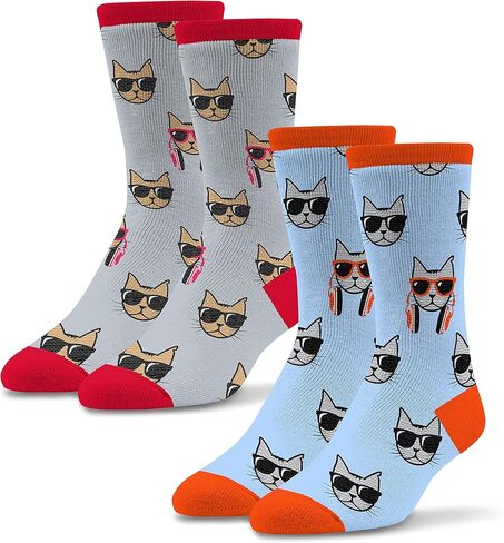 Socktastic Men's Funny Socks - 2 Pack Of Funny Novelty Socks, Casual Crew Sock Fits Shoe in Saudi Arabia
