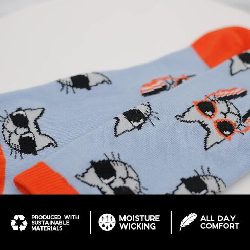 Socktastic Men's Funny Socks - 2 Pack Of Funny Novelty Socks, Casual Crew Sock Fits Shoe in Saudi Arabia