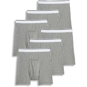 Jockey Men's Underwear Pouch 5" Boxer Brief - 6 Pack