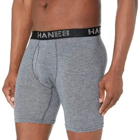 Hanes Ultimate Men's Total Support Pouch Long Leg Boxer Brief