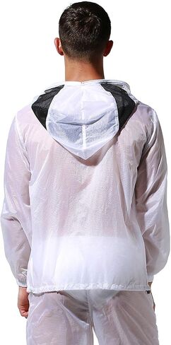 DESMIIT Lightweight Hoodie Jackets Sun Protection+Quick Dry Windproof Travel Long Sleeve Coat for Men in Saudi Arabia