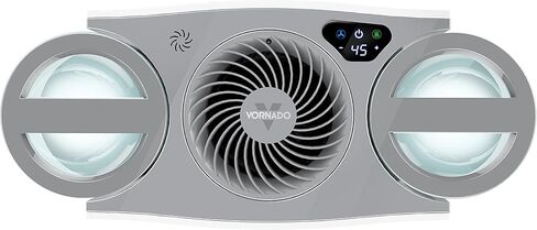 Vornado EVDC300 Energy Smart Evaporative Humidifier with Automatic Shut-off, 1 Gallon Capacity, LED Display & MD1-0002 Replacement Humidifier Wick (2-Pack),White in Kuwait