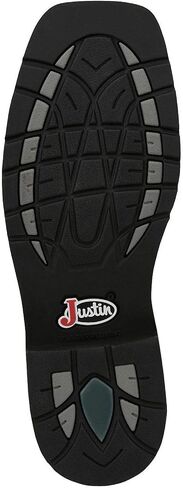 Justin Men's Driller Western Work Boot Steel Toe Dark Brown 11.5 D(M) US in Saudi Arabia