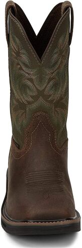 Justin Men's Driller Western Work Boot Steel Toe Dark Brown 11.5 D(M) US in Saudi Arabia