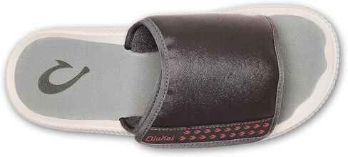 OLUKAI Ulele Olu Men's Slide Sandals, Water Resistant Beach Shoes, Fully Adjustable & Comfort Fit, Wet Grip Rubber Soles in Kuwait