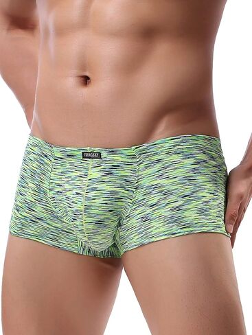 iKingsky Men's Stretch Boxer Briefs Underwear Sexy Low Rise Men Pouch Boxer Shorts in Saudi Arabia