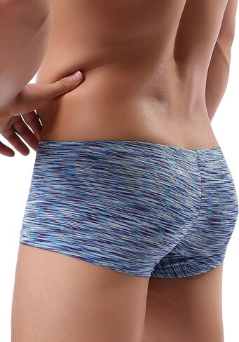 iKingsky Men's Stretch Boxer Briefs Underwear Sexy Low Rise Men Pouch Boxer Shorts in Saudi Arabia