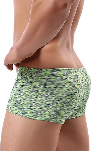 iKingsky Men's Stretch Boxer Briefs Underwear Sexy Low Rise Men Pouch Boxer Shorts in Saudi Arabia