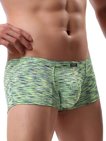 iKingsky Men's Stretch Boxer Briefs Underwear Sexy Low Rise Men Pouch Boxer Shorts in Saudi Arabia