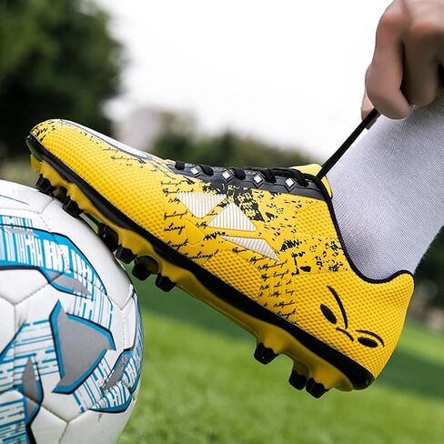 TOLLN Mens Football Shoes Youth Soccer Cleats in Saudi Arabia