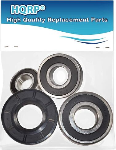 HQRP Bearing and Seal Kit compatible with Whirlpool GHW9100LQ2 GHW9100LW1 GHW9100LW2 Front Load Washer Tub in Saudi Arabia