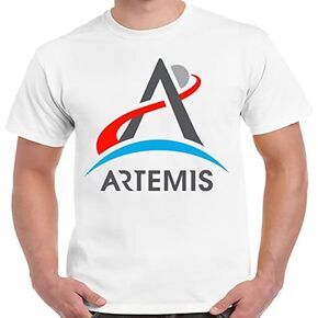 Future of Flight NASA Artemis Program Logo White Shirt in Saudi Arabia