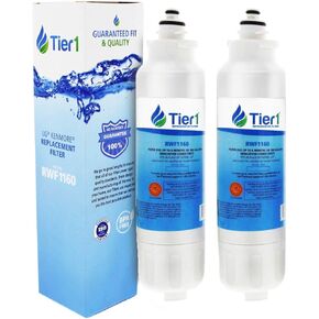 Tier1 ADQ73613401 Refrigerator Water Filter 2-pk | Replacement for LG LT800P, ADQ73613402, Kenmore 9490, 46-9490, 469490, ADQ73613408, DWF-35, Fridge Filter in Kuwait