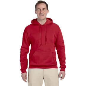 Jerzees Mens NuBlend Pullover Hooded Sweatshirt, Large, True Red in Saudi Arabia
