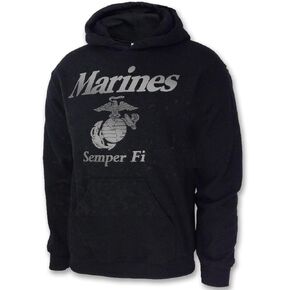 United States Marines Reflective EGA Hood (black) in Saudi Arabia