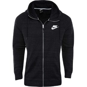 Nike Mens AV15 Full Zip Knit Hoodie Black/Anthracite AQ8391-010 Size Large in Saudi Arabia