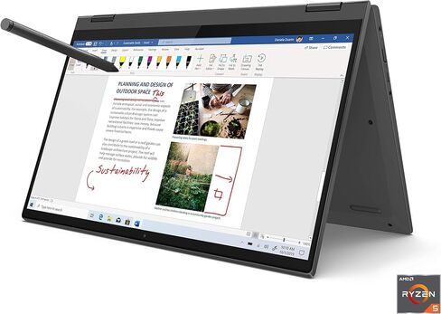 Lenovo IdeaPad Flex 5i 14" FHD(1920 x 1200) IPS Touchscreen 2-in-1 Laptop, Intel Core i5-1235U, Backlit KB, Wi-Fi 6, Fingerprint, Thunderbolt™ 4, w/Stylus (8GB RAM | 512GB SSD) in Saudi Arabia