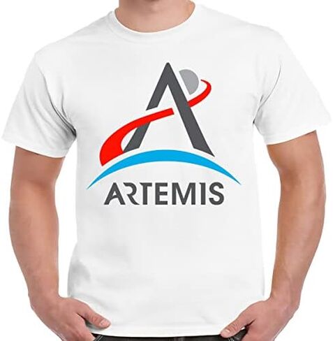 Future of Flight NASA Artemis Program Logo White Shirt in Saudi Arabia