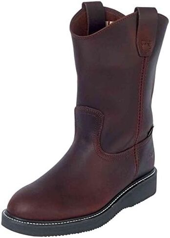 Bota Trabajo S/Casco Establo Piel Grasso ID 24962 CS3G Vino in Kuwait